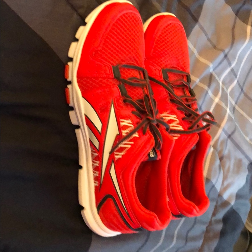 Men’s red Reebok sneakers size 12 brand new